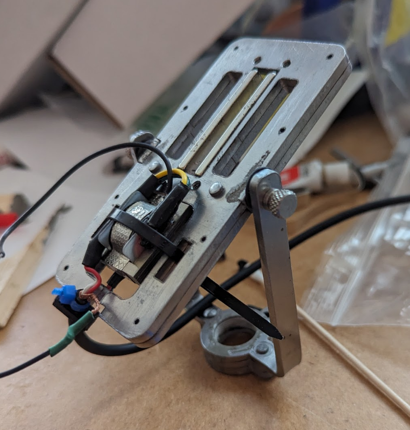 Ribbon Microphone Prototype internal components